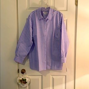 Foxcroft NYC button-up blouse NWT